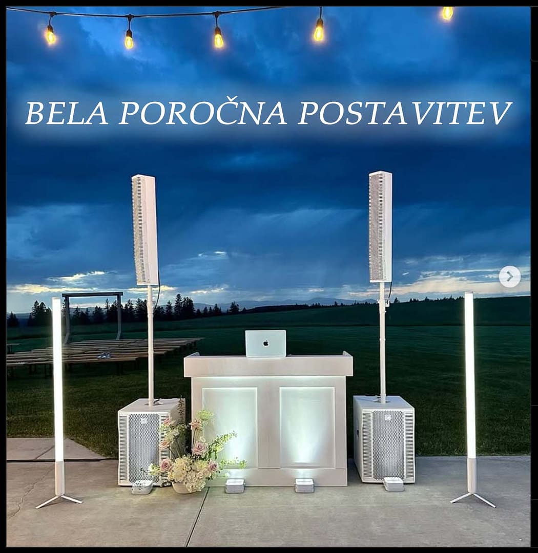 Postavitev opreme - Dj Zate . POROKE
