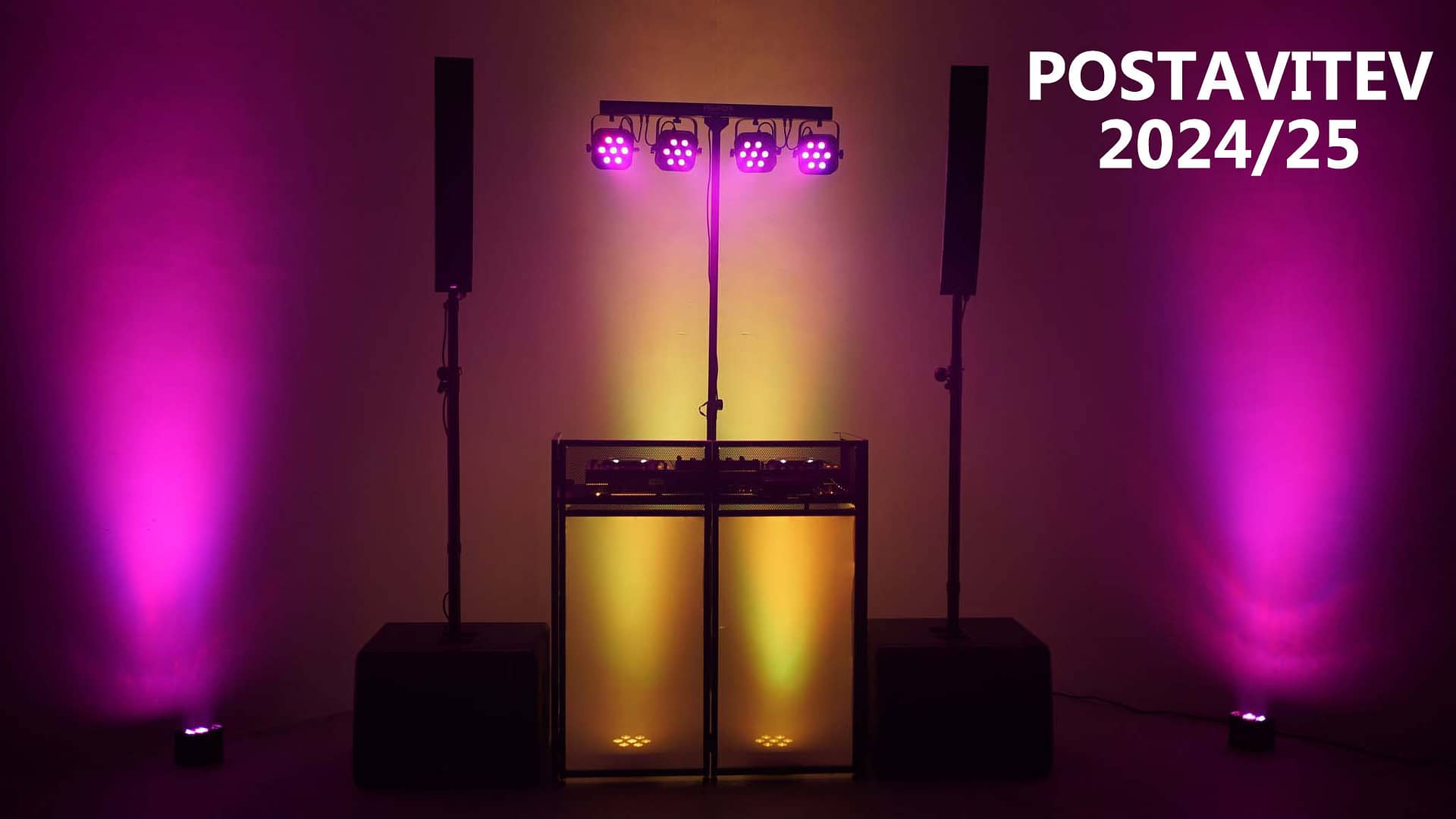 Dj Zate pult in ozvočenje za sezono 2023 + ambientna osvetljava